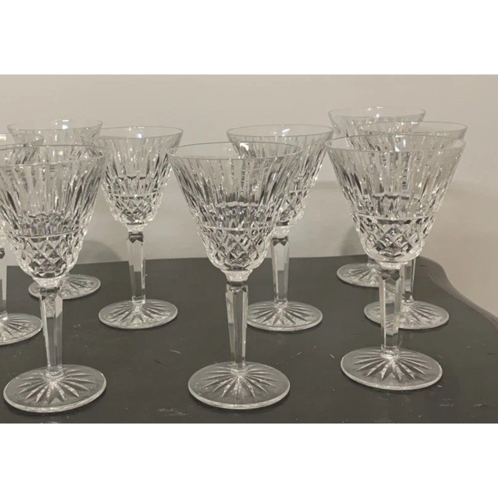 Waterford crystal stemware MAEVE cut pattern Water Goblet discontinued cut - Picture 8 of 13
